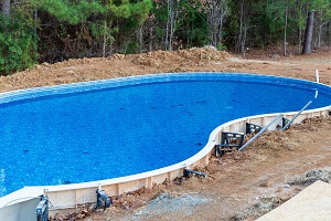 new Maryland swimming pool under construction